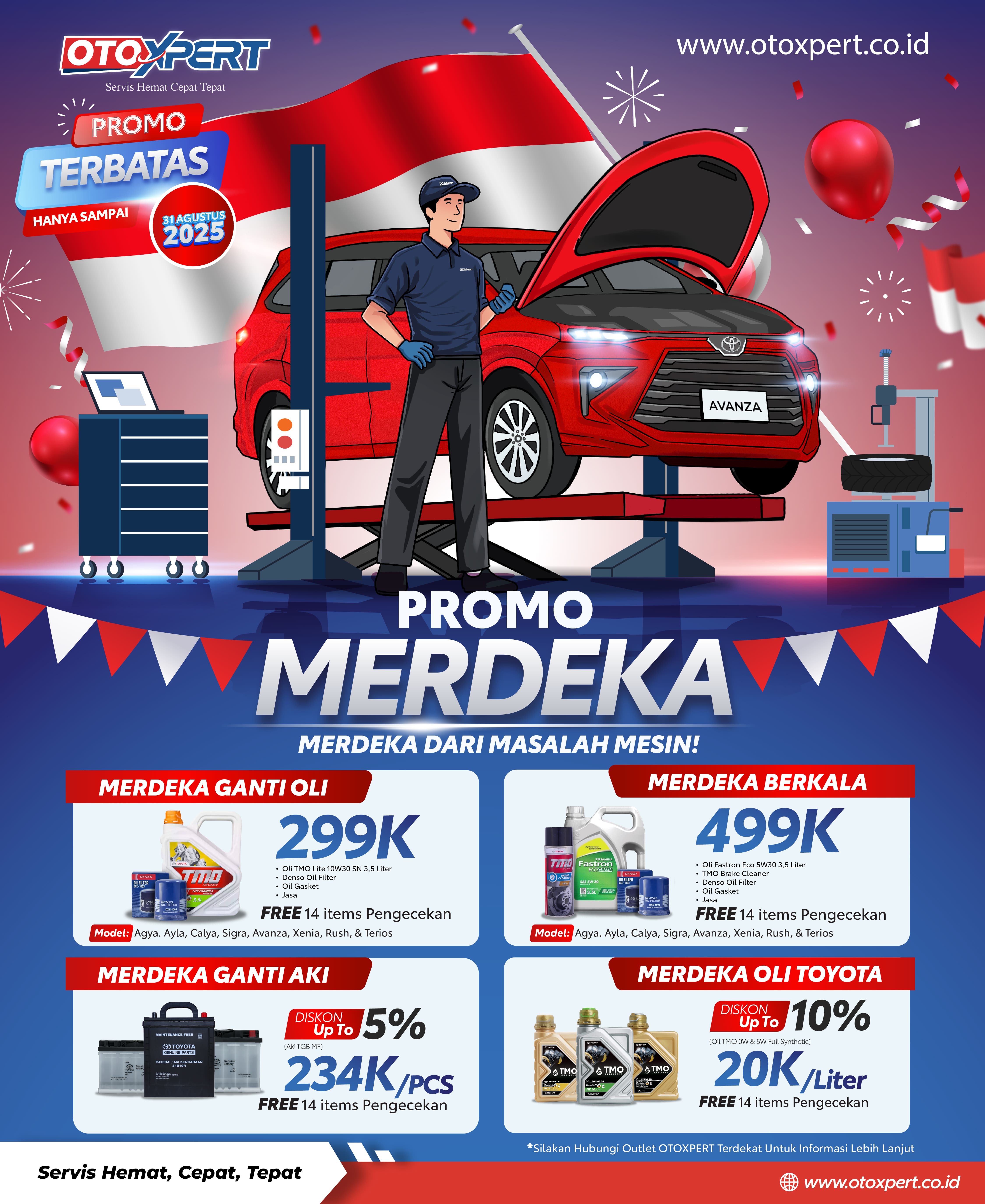PROMO MERDEKA - “MERDEKA DARI MASALAH MESIN!"